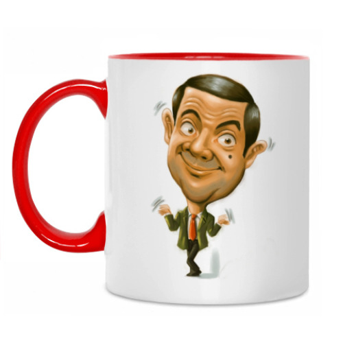 Кружка с принтом Мистер Бин