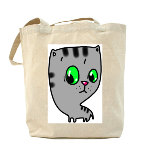 Сумка шоппер с принтом Котёнок