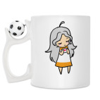 Кружка с футбольным мячиком