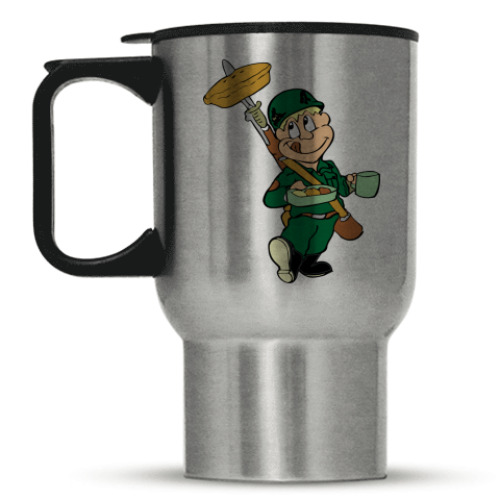 Кружка-термос с принтом Защитник