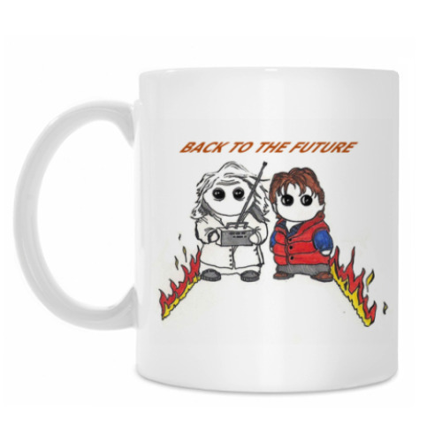 Кружка с принтом Back To The Future