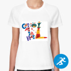 Женская спортивная футболка