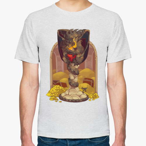 Футболка с принтом Дракон древних сокровищ - Облепиха