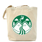 Холщовая сумка шоппер Twin Peaks coffee Starbucks