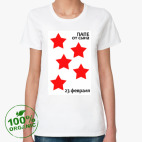 Женская футболка органик