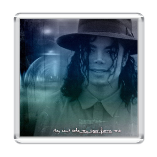 Магнит с принтом michael jackson