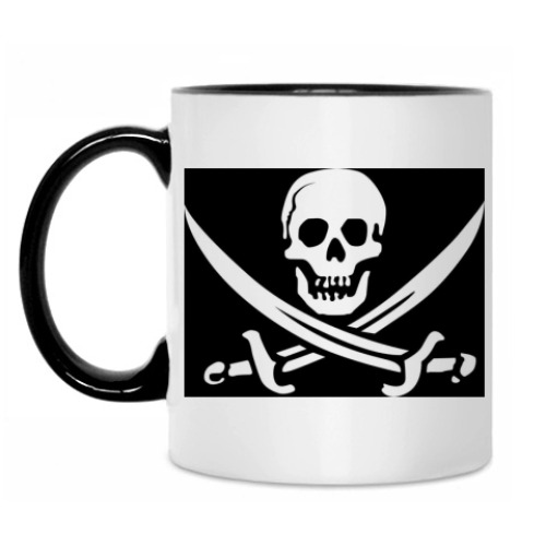 Кружка с принтом Pirate