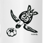 Морская черепаха с тыквой