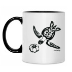 Кружка двухцветная