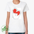 Женская футболка органик