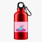 Металлическая бутылка 400 мл UV-DTF