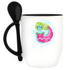 Кружка с ложкой