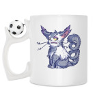 Кружка с футбольным мячиком