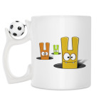 Кружка с футбольным мячиком