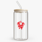 Банка с бамбуковой крышкой