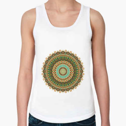 Женская майка с принтом Мандала