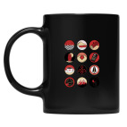 Кружка цветная UV-DTF