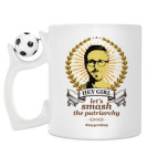 Кружка с футбольным мячиком