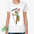 Женская футболка органик