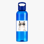 Прозрачная спортивная бутылка