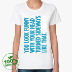 Женская футболка органик