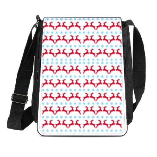 Сумка-планшет с принтом С новым годом!