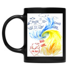 Кружка цветная UV-DTF