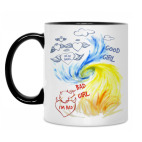 Кружка двухцветная