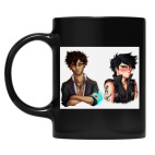 Кружка цветная UV-DTF