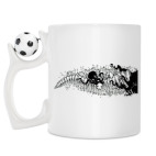 Кружка с футбольным мячиком