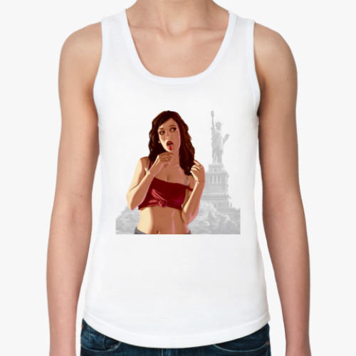 Женская майка с принтом  СВОБОДА