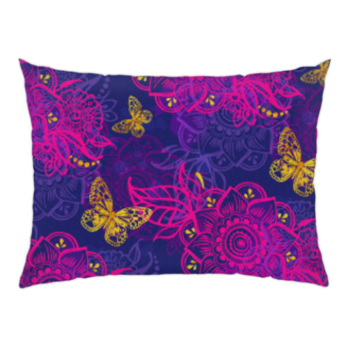 Подушка с принтом Восточный орнамент