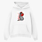 Толстовка худи оверсайз