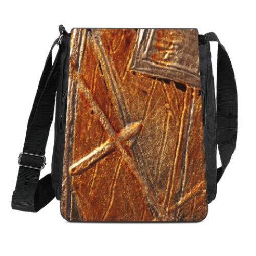 Сумка-планшет с принтом Текстура