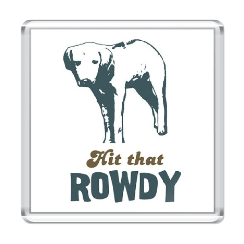 Магнит с принтом Клиника