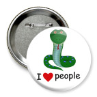 Значок 75 мм Добрый ужик