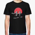 Классическая футболка Пушкин, Гоголь и жи-ши