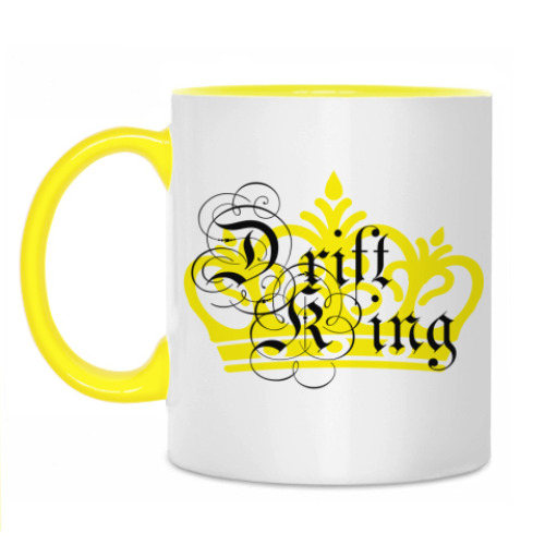 Кружка с принтом Drift King