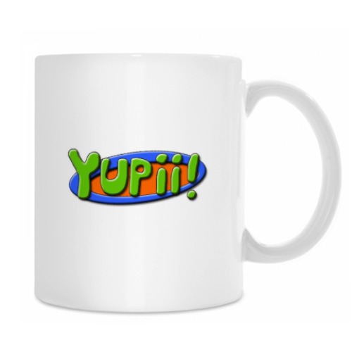 Кружка с принтом Yupii!