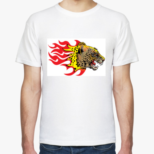 Футболка с принтом Тигр