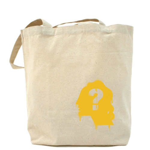 Сумка шоппер с принтом Question
