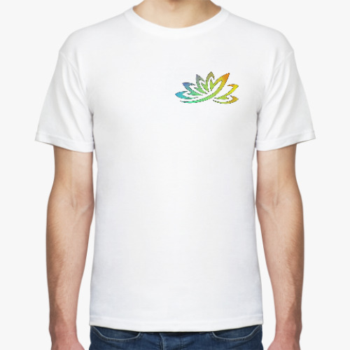 Футболка с принтом Лотос