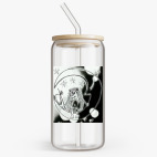 Банка с бамбуковой крышкой