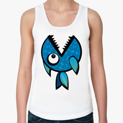 Женская майка с принтом Fishez