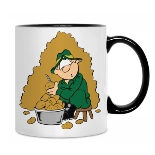 Кружка с принтом Защитник