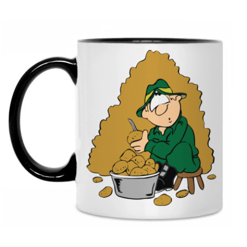 Кружка с принтом Защитник