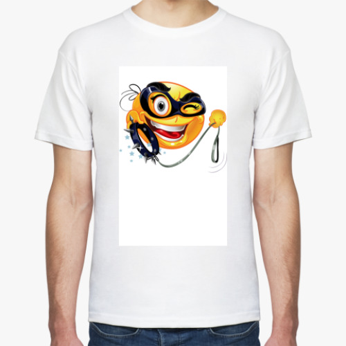 Футболка с принтом Смайл