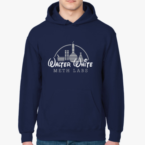 Толстовка худи с принтом Walter White Labs