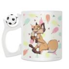 Кружка с футбольным мячиком