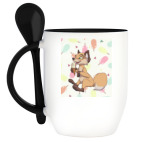 Кружка с ложкой